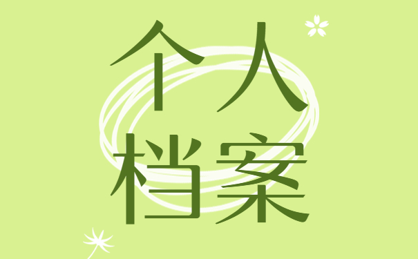 个人档案事项