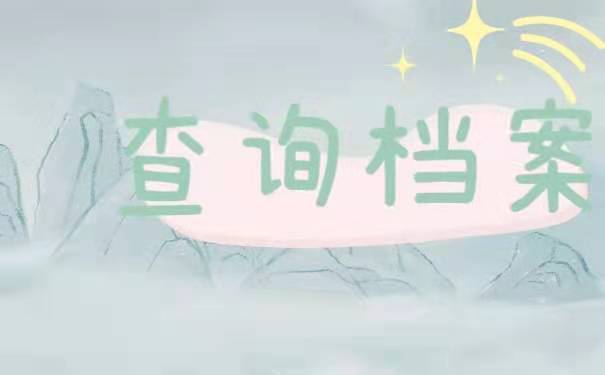 查询档案
