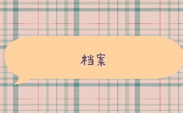 档案