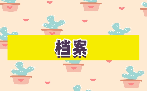 档案