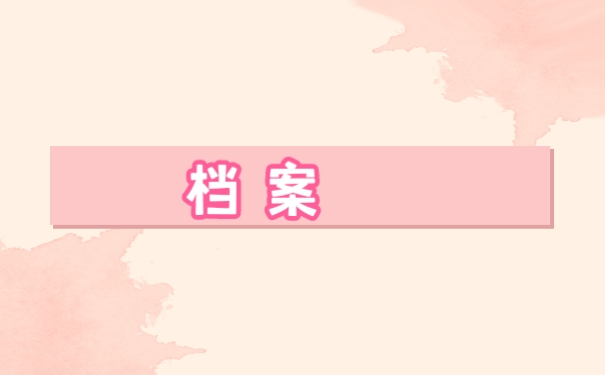 档案