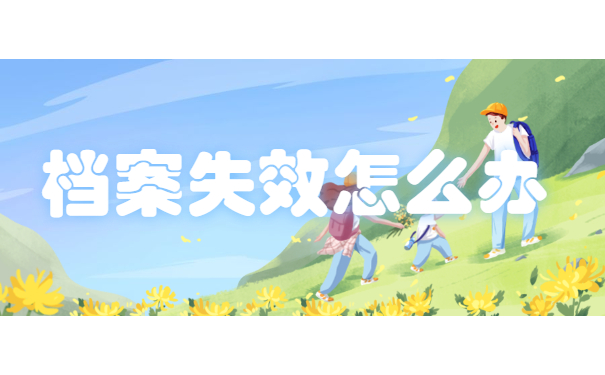 档案失效怎么办