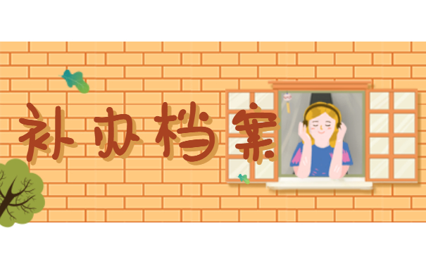 补办档案