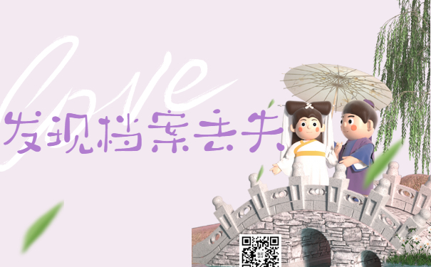发现档案丢失