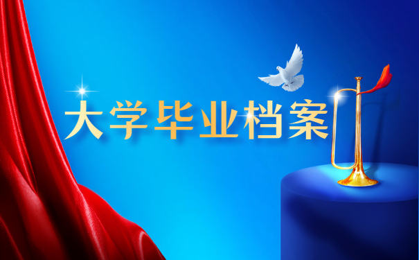 大学毕业档案