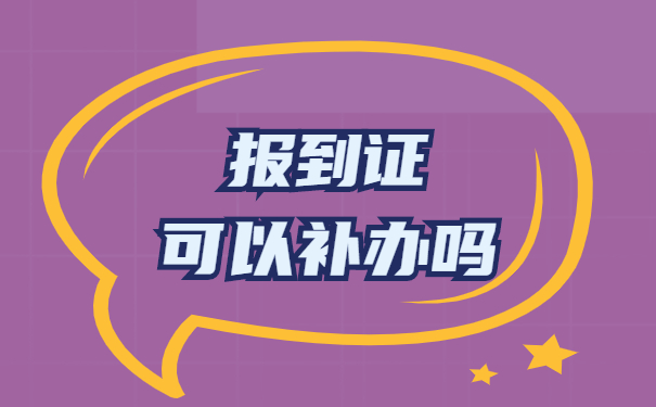 报到证改派邮寄过程中丢了可以补办吗