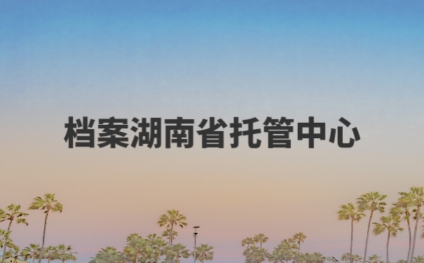 个人档案