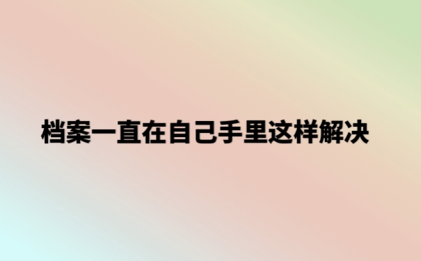 个人档案
