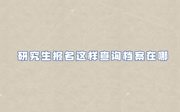 个人档案