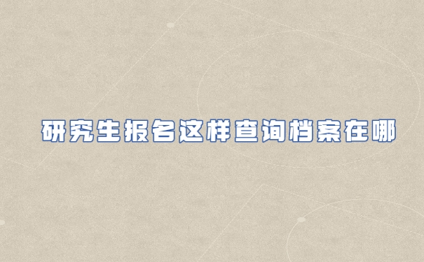 个人档案