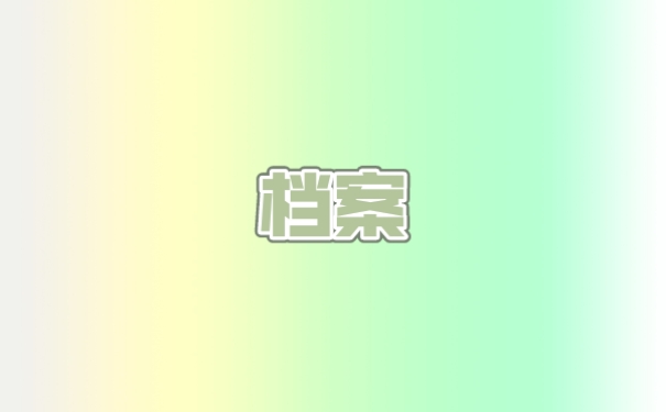 档案