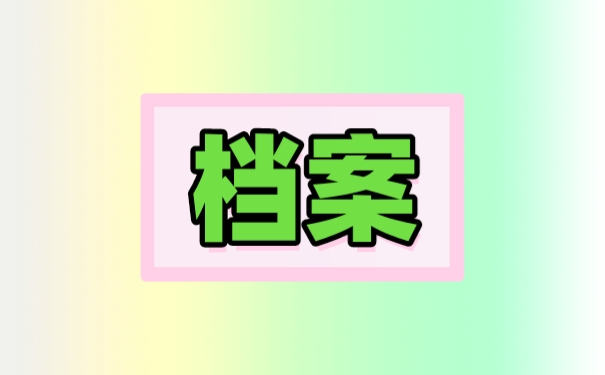 档案