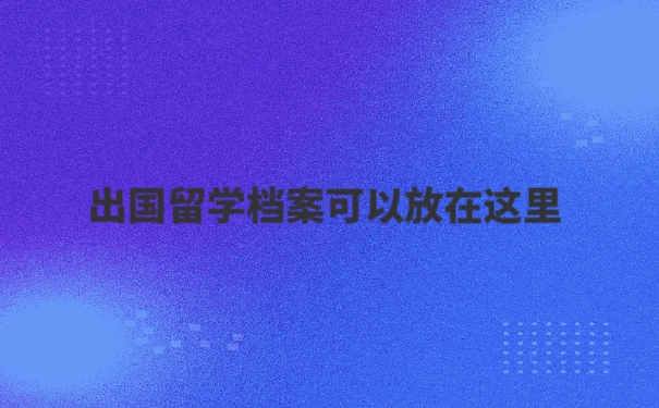 个人档案