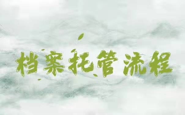 档案托管流程