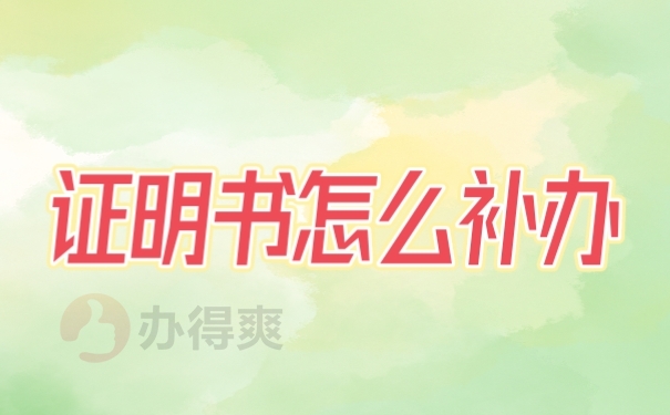 补办流程