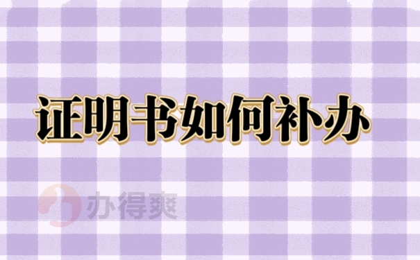 补办流程