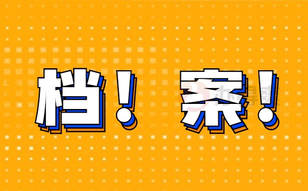 档案事项