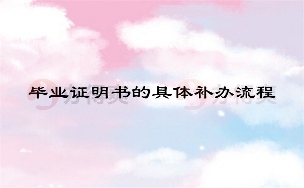 补办流程