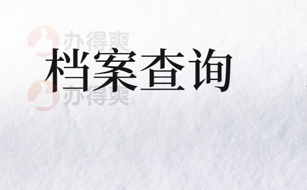 档案查询