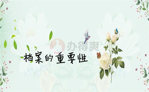 档案问题
