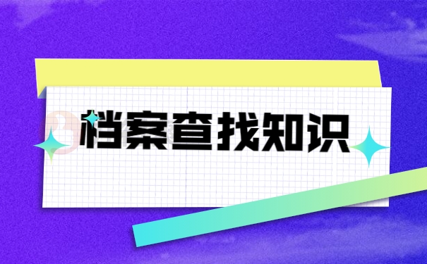 档案查询