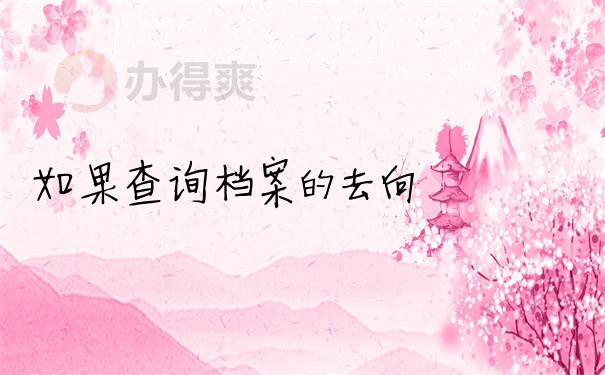 档案问题