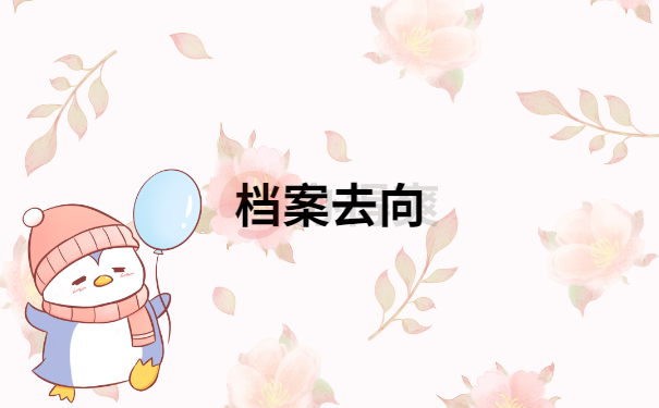 档案去向
