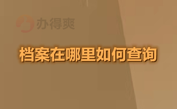 档案查询流程