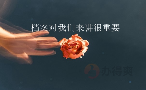 档案的重要性