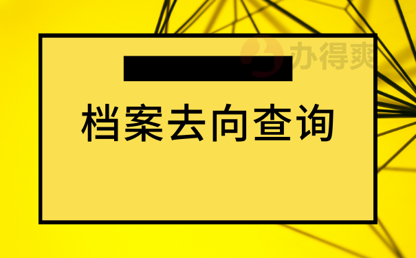 档案去向查询