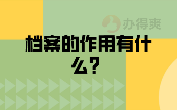 档案包括什么？