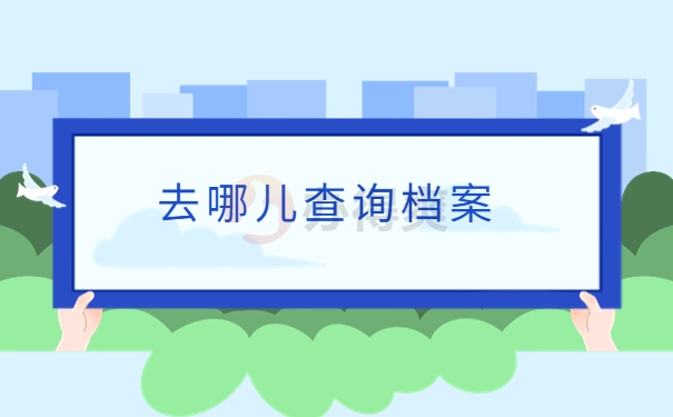 去哪儿查询档案