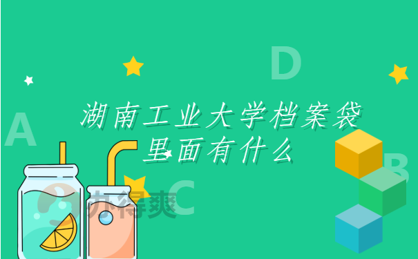 湖南工业大学档案袋里面有什么