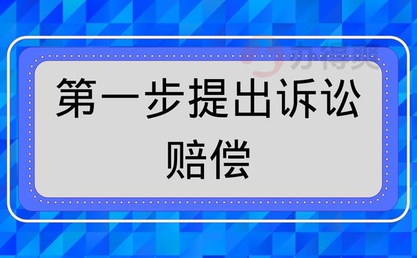 第一步提出诉讼赔偿